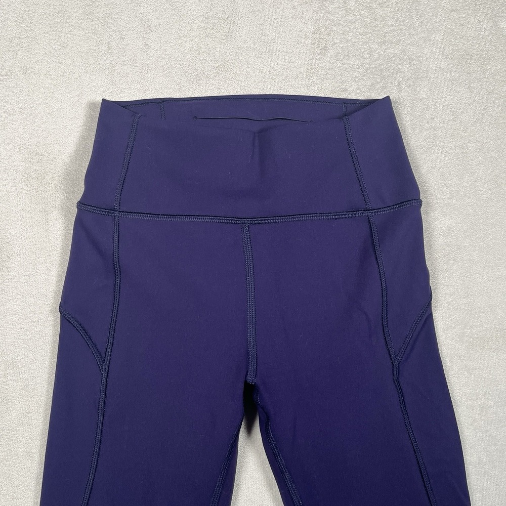Lululemon Womens In Movement 7/8 Tight Everlux 25 Aeon Purple Leggings 2